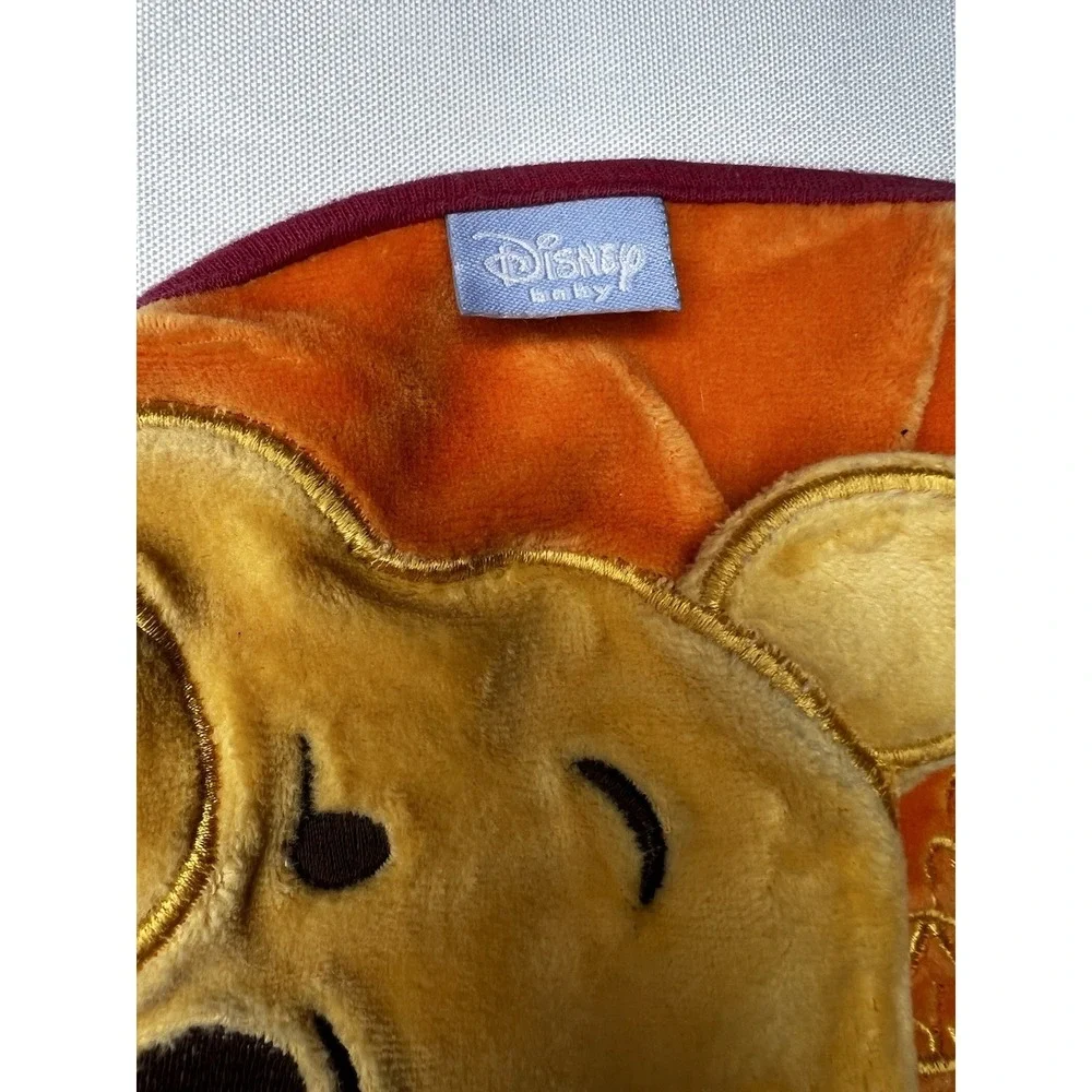 Vintage 2001 Disney Baby Winnie the Pooh Peek-a-Pooh Plush Baby Bib Y2K